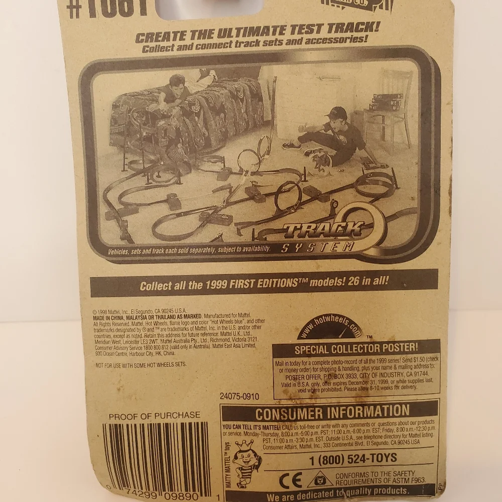 NEW Hot‎ Wheels Rescue Ranger Die-cast  Vehicle #1061 Mattel 1998